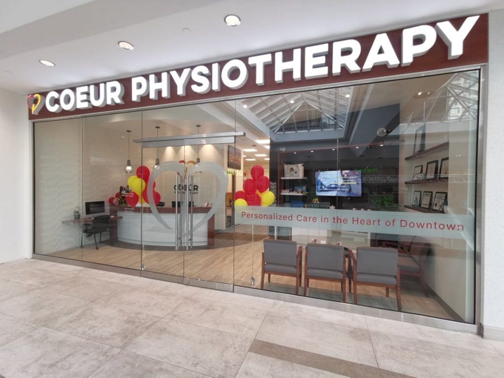 Outside Coeur Physiotherapy Edmonton